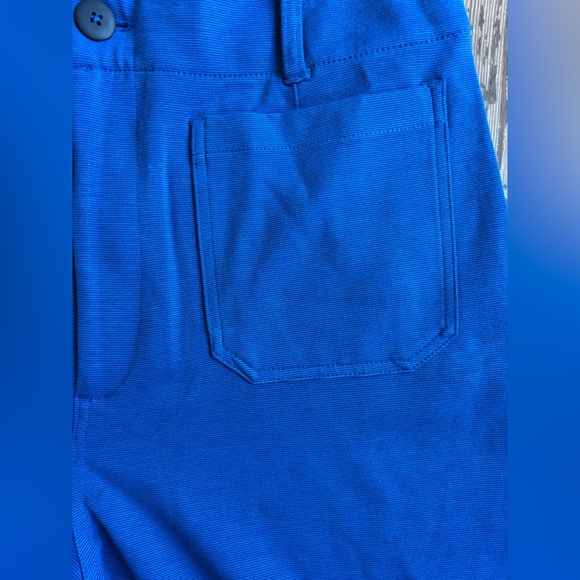 Maeve by Anthropologie Collette knit wide leg pants. Cobalt blue. 33T - Picture 10 of 14